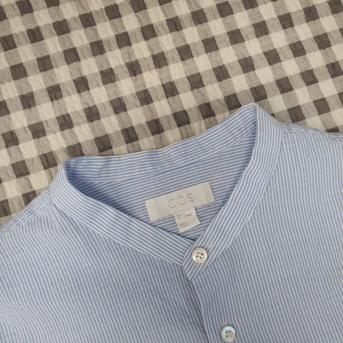 COS 코스 시어스커 헨리넥 셔츠 남자95 상품이미지2