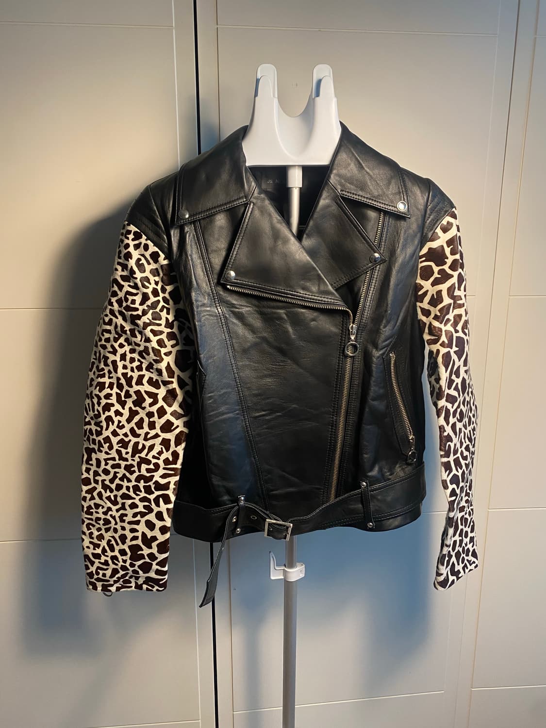 JS NEWYORK 가죽 라이더 자켓 FREE 상품이미지3