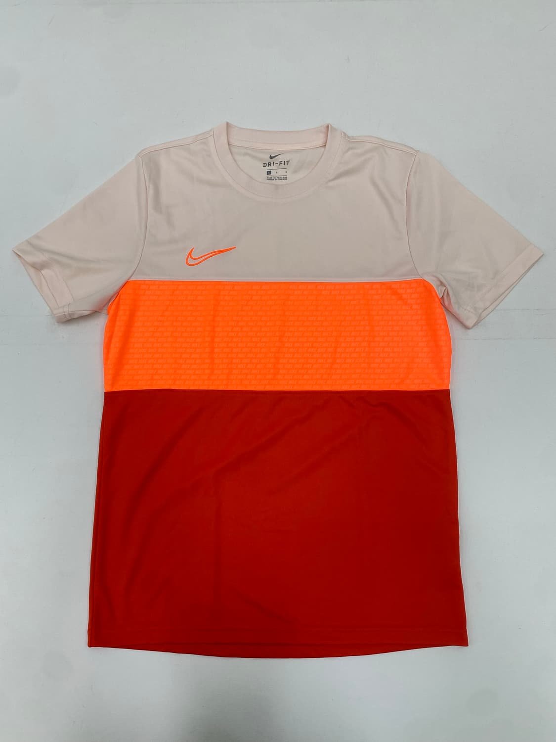 나이키 드라이핏 반팔 티셔츠 오렌지 / 베이지 (L) 상품이미지1
