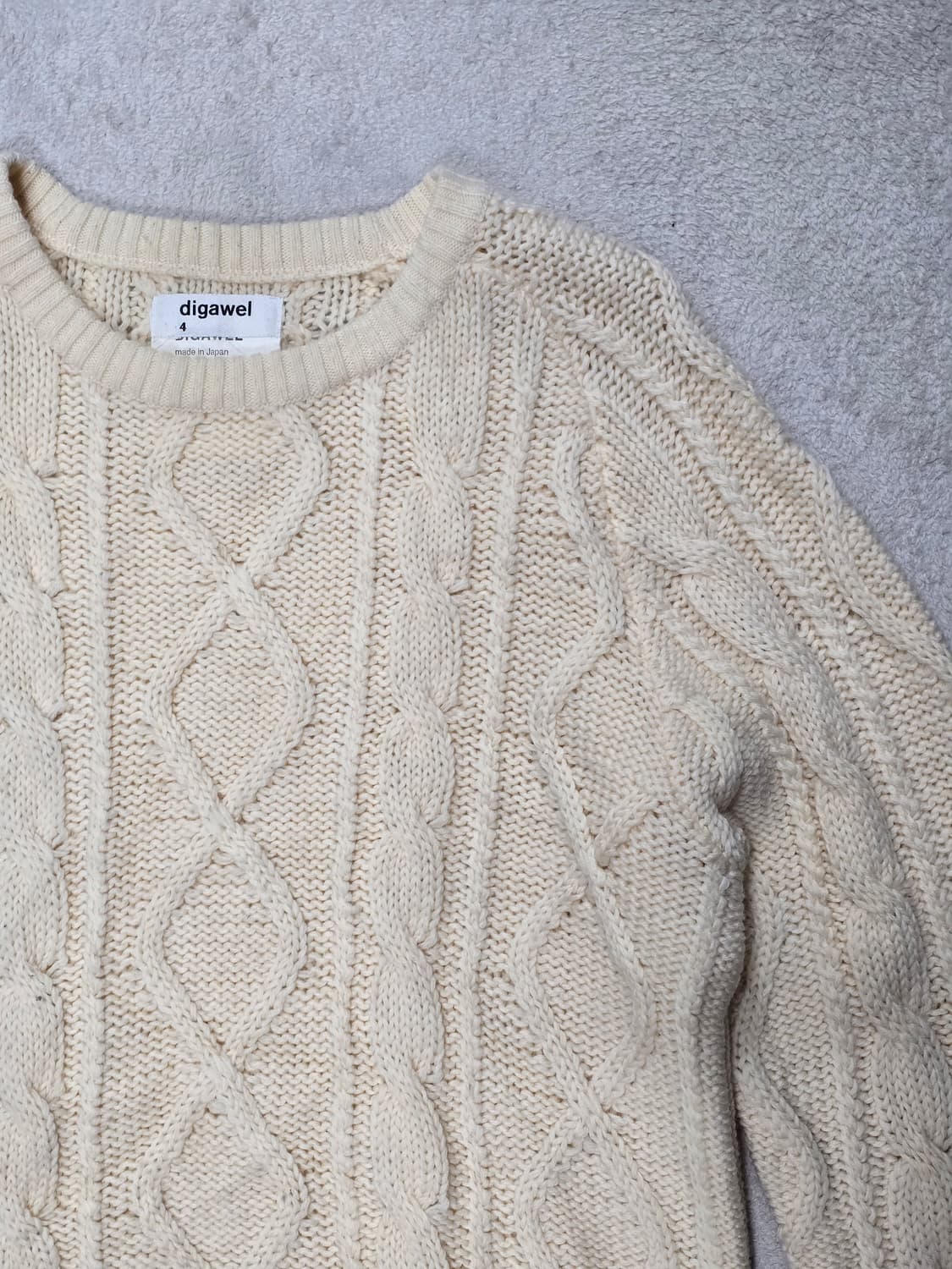 Digawel 디가웰4 꽈배기 울 니트 상품이미지2