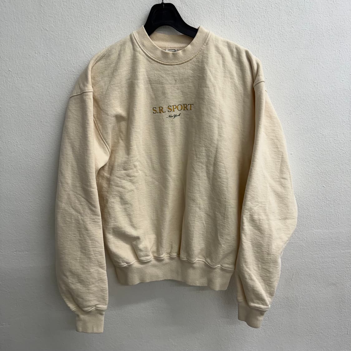 USA 스포티앤리치 윔블던 아이보리 크루넥 맨투맨 XS 상품이미지1