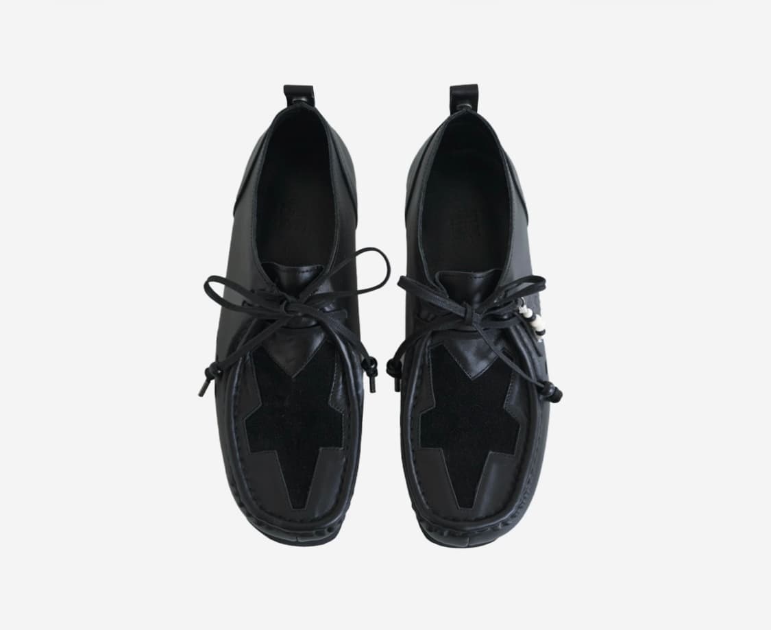 폴리테루 왈라비 슈즈 스타 레더 블랙(2) 상품이미지1