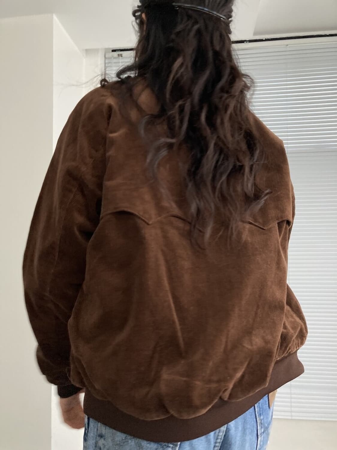 브라운 코듀로이 봄버자켓 상품이미지5