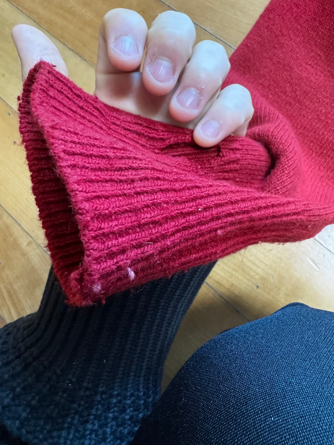 맨하튼 프로젝트X하나비 핑거홀 가디건 상품이미지5