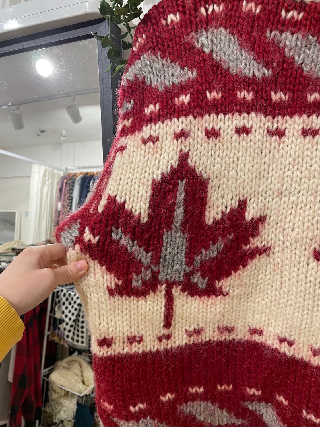 헤비울 메이플 숄카라 가디건 상품이미지10