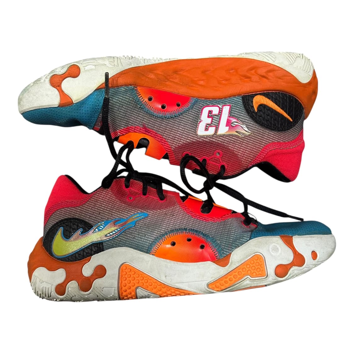 ✨ (바배) 나이키 x 핫 휠 PG 6 EP 사이렌 레드 운동화 상품이미지3