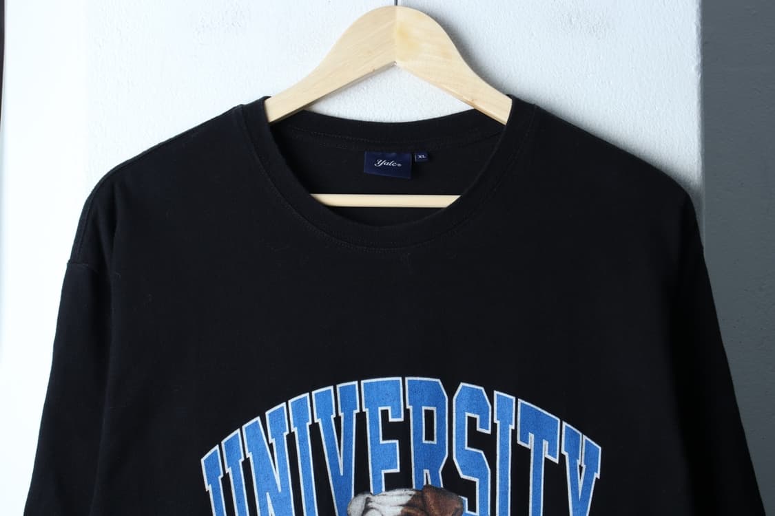 (XL-3XL) 예일 반팔 티셔츠 빅사이즈 불독 올드스쿨-H30852 상품이미지3