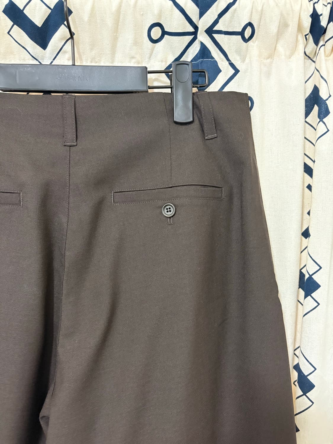 아모멘토 25SS 울 와이드 팬츠 브라운 상품이미지6