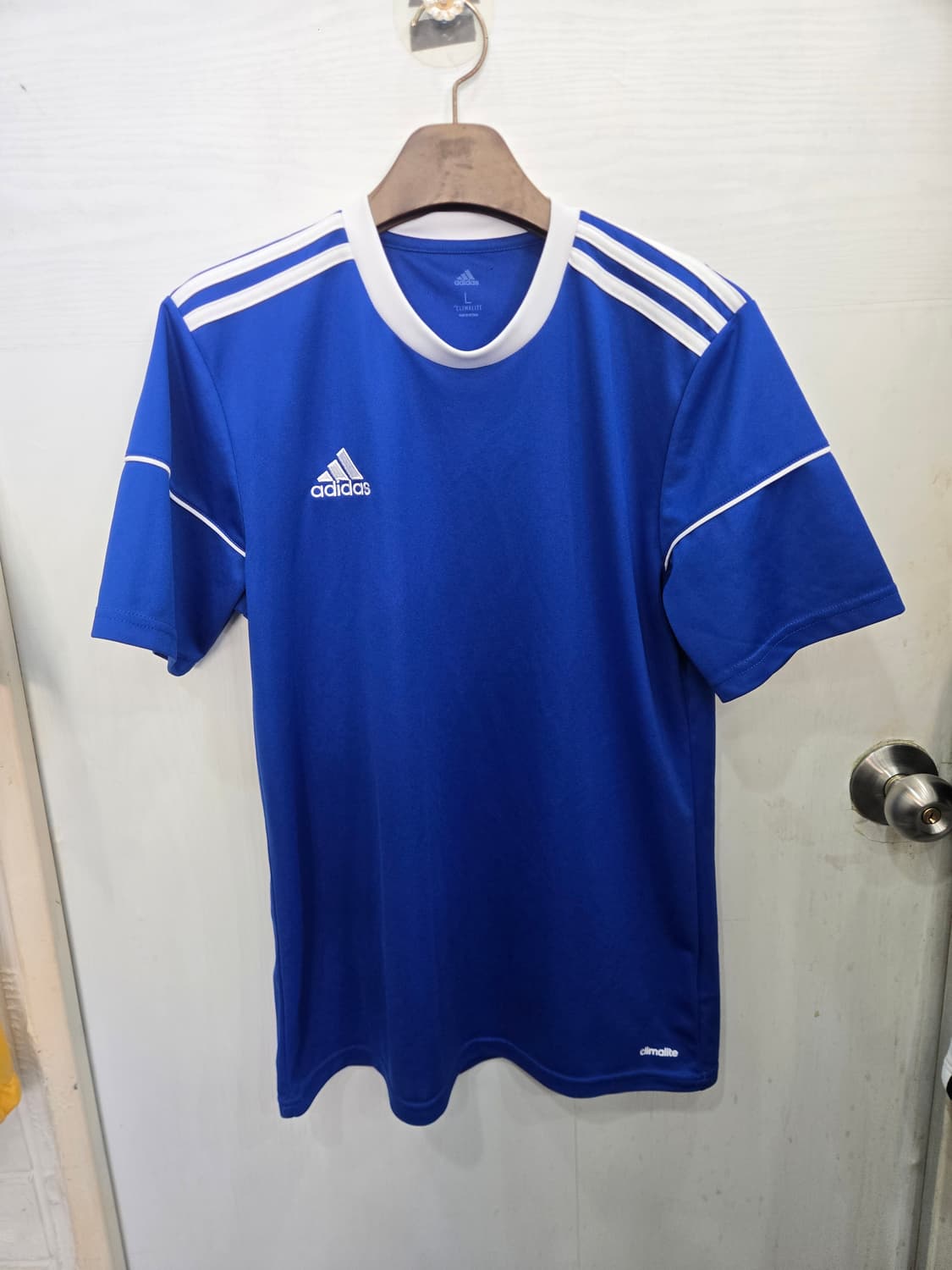 100,L )) adidas 아디다스 반팔티셔츠! 파랑 색상!~ 상품이미지1