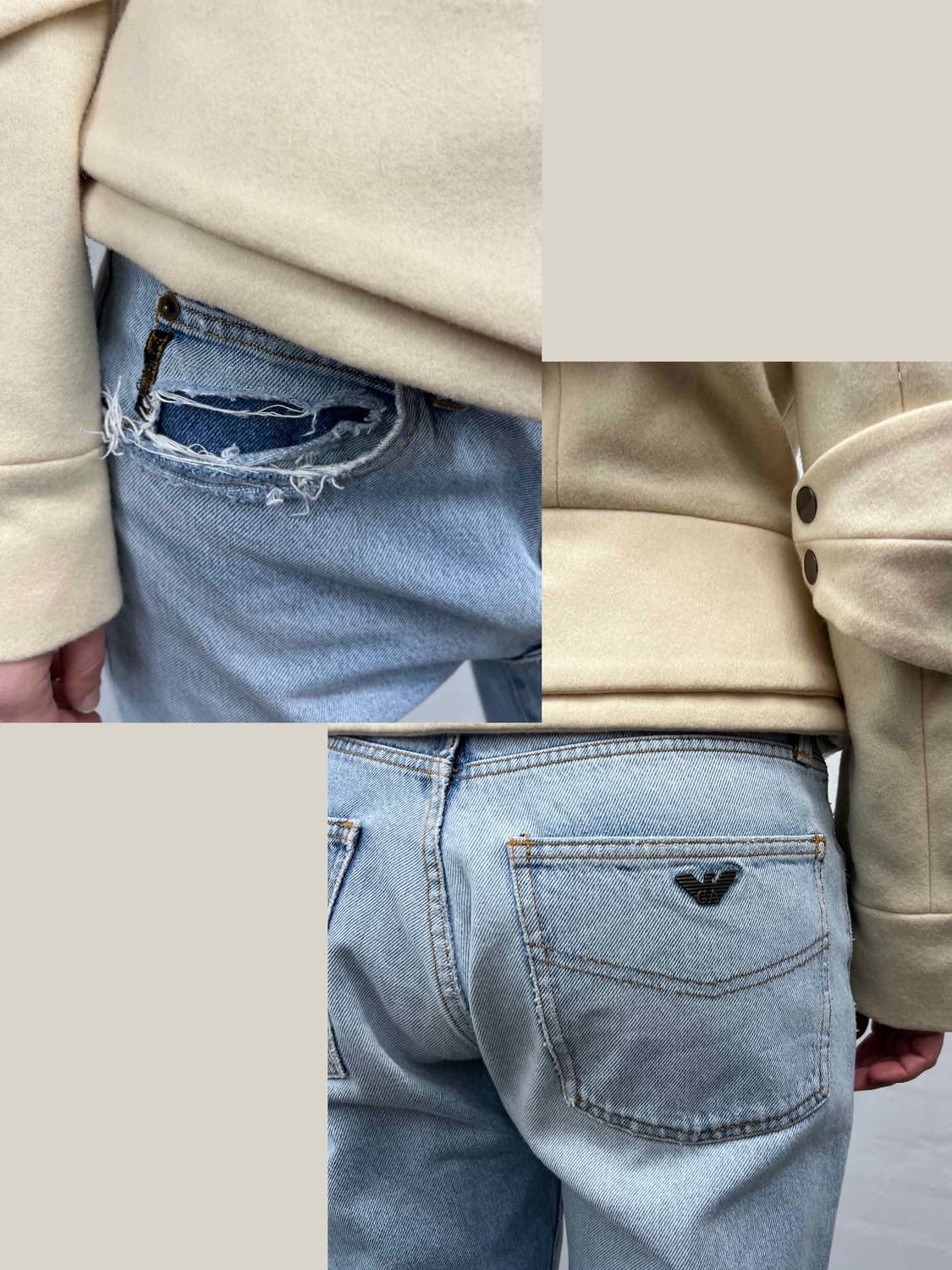 알마니 데님팬츠 상품이미지1