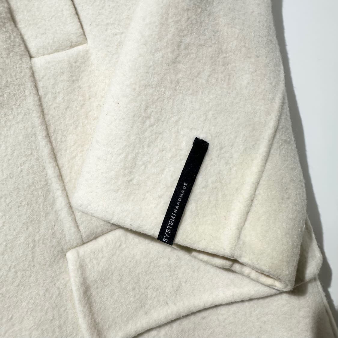 시스템옴므 캐시미어 블렌드 핸드메이드 싱글 코트 상품이미지4
