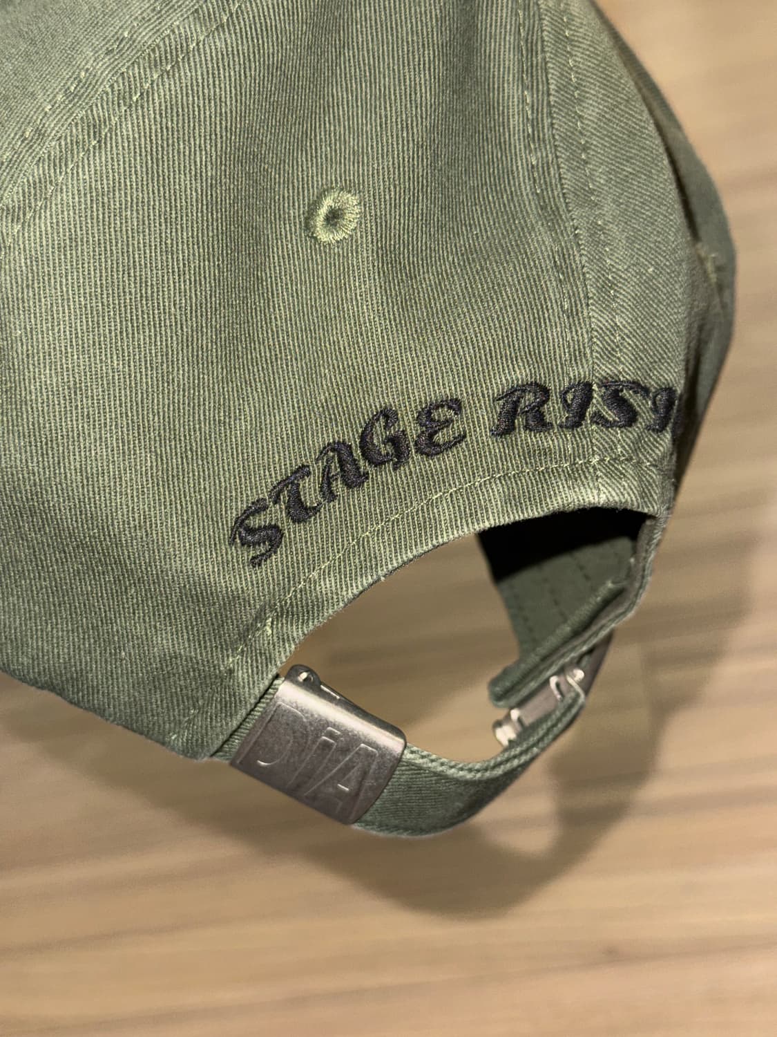 스테이지알 Stage.R 볼륨 로고 워싱 볼캡 카키 OS  상품이미지3