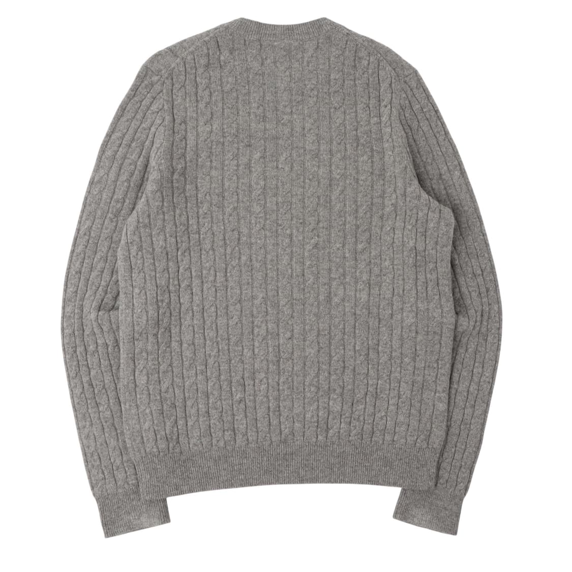 라코스테 그레이 울 케이블 니트 스웨터 상품이미지5