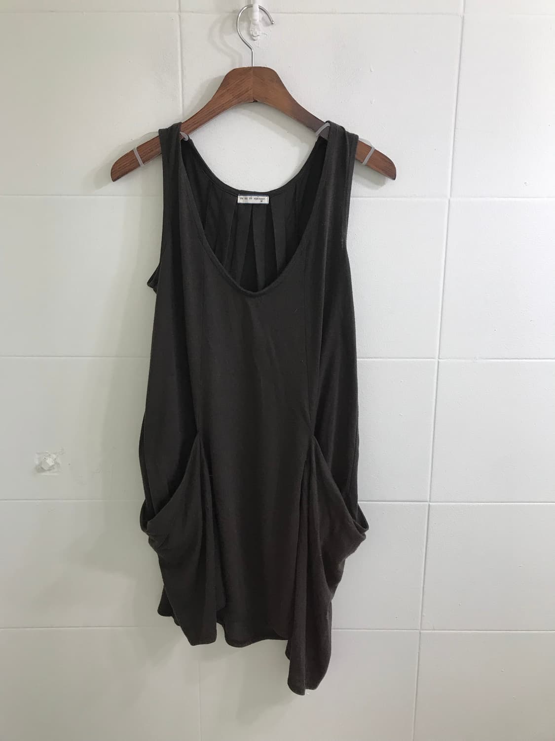 베이지 브라운 퀄팅 니혼진 도트 모리걸 사와코 코디세트 상품이미지6