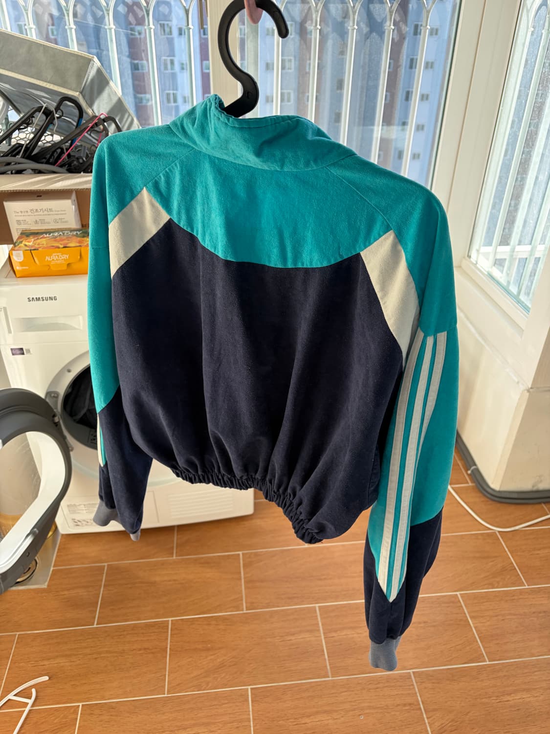 빈티지 아디다스 트랙탑 크롭 져지 상품이미지3