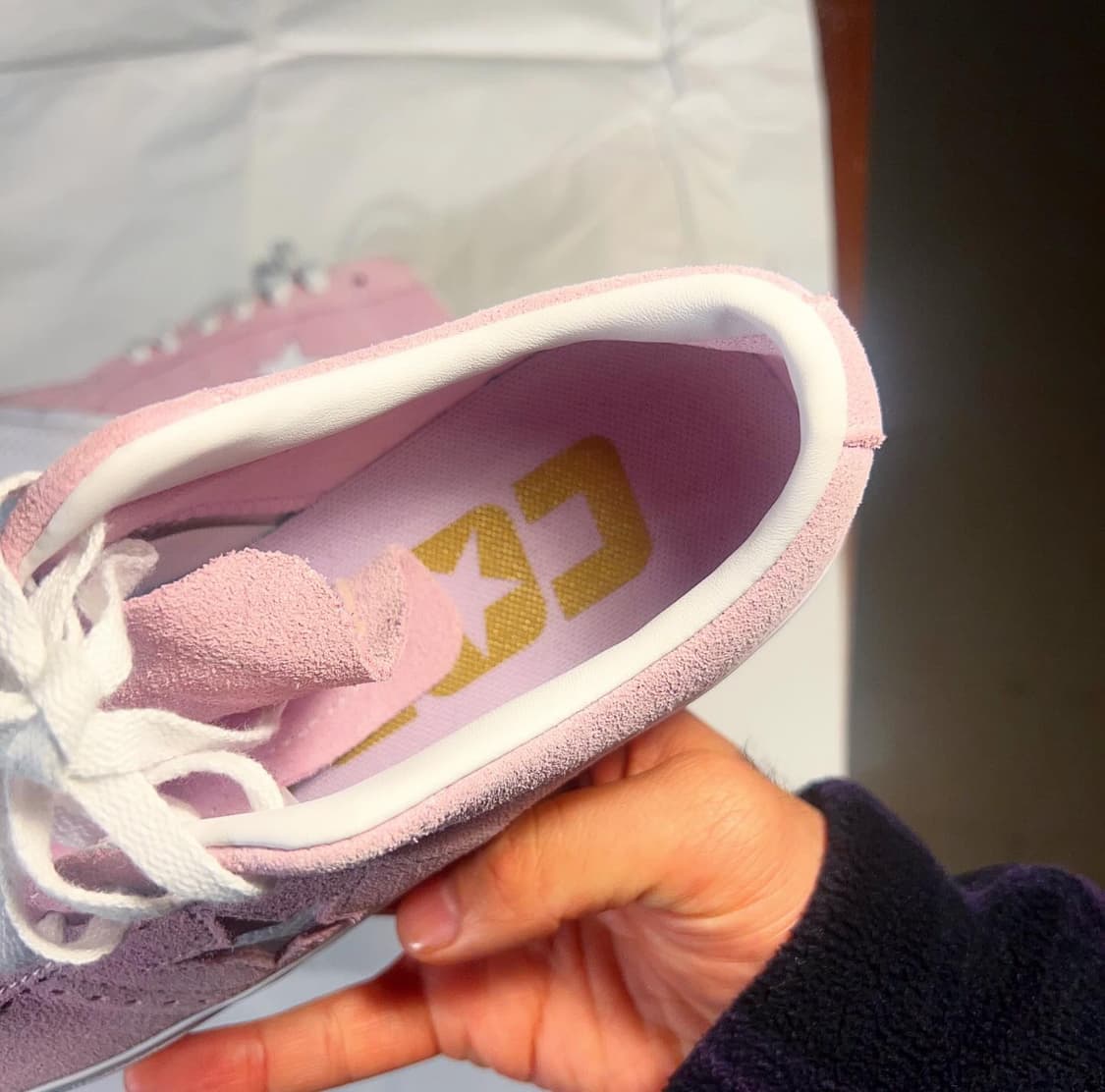 (새제품) 컨버스 원스타 프로핑크 (250)  상품이미지5