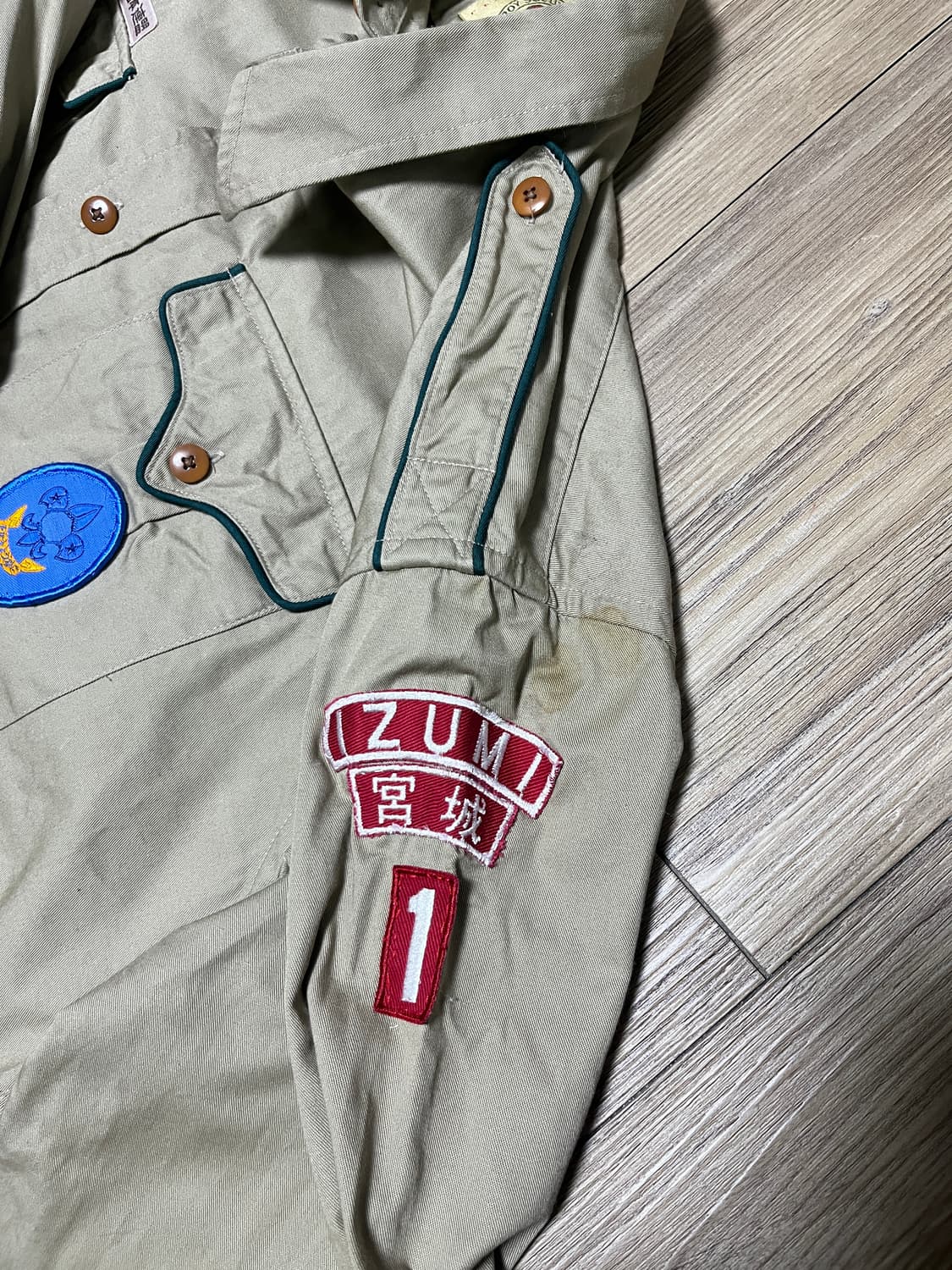 폴로랄프로렌 보이스카웃 재팬 와펜 패치 셔츠 상품이미지5