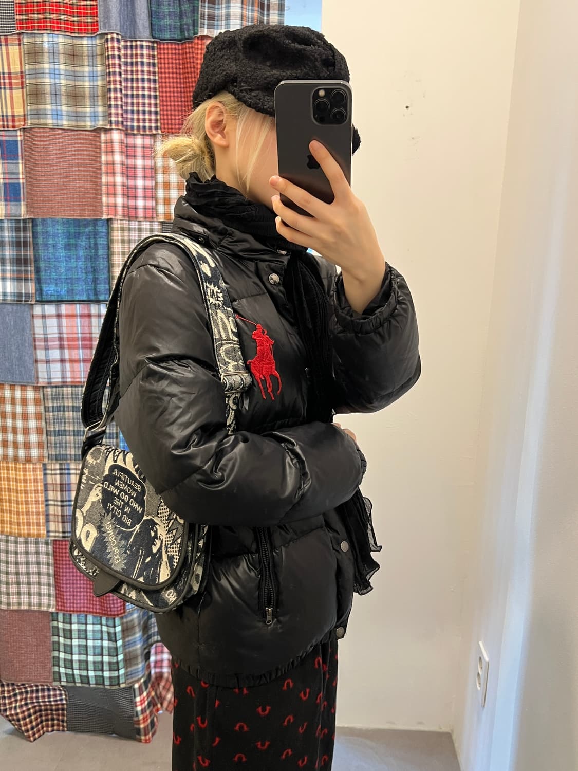 폴로 글로시 빅포니 푸퍼 패딩 상품이미지3