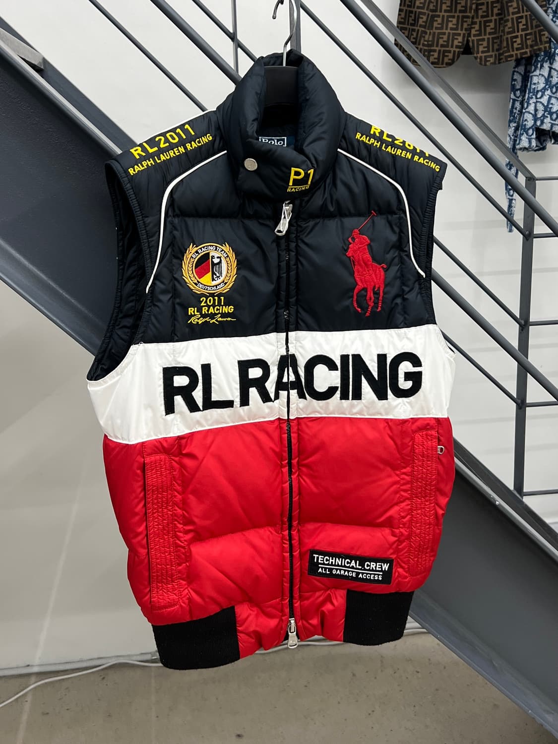 폴로랄프로렌 빅포니 레이싱 패딩 베스트 상품이미지2