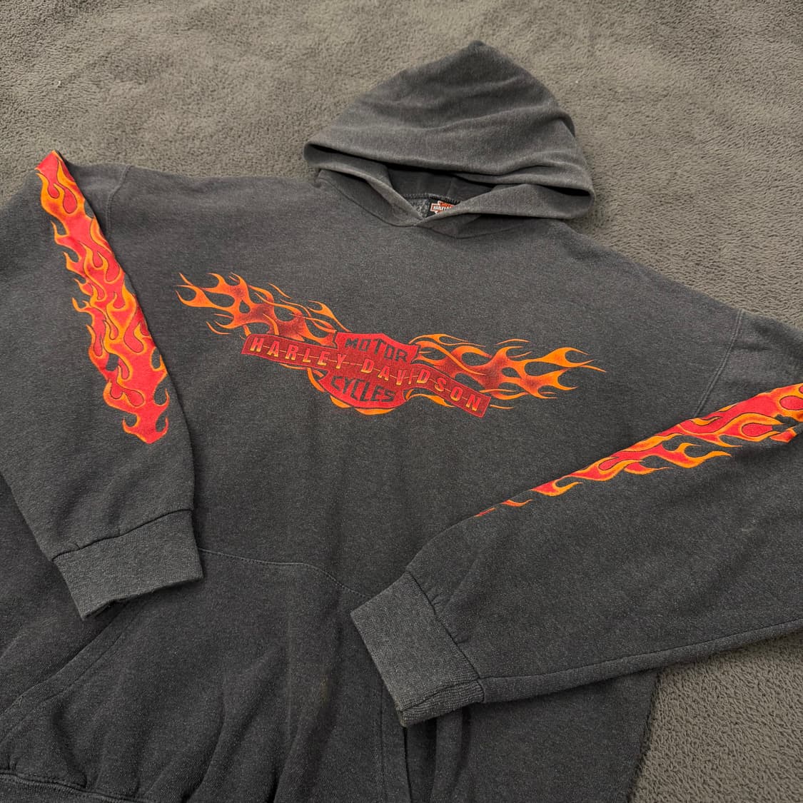 [ 정품/L ] 90s USA 할리데이비슨 후드티 상품이미지1