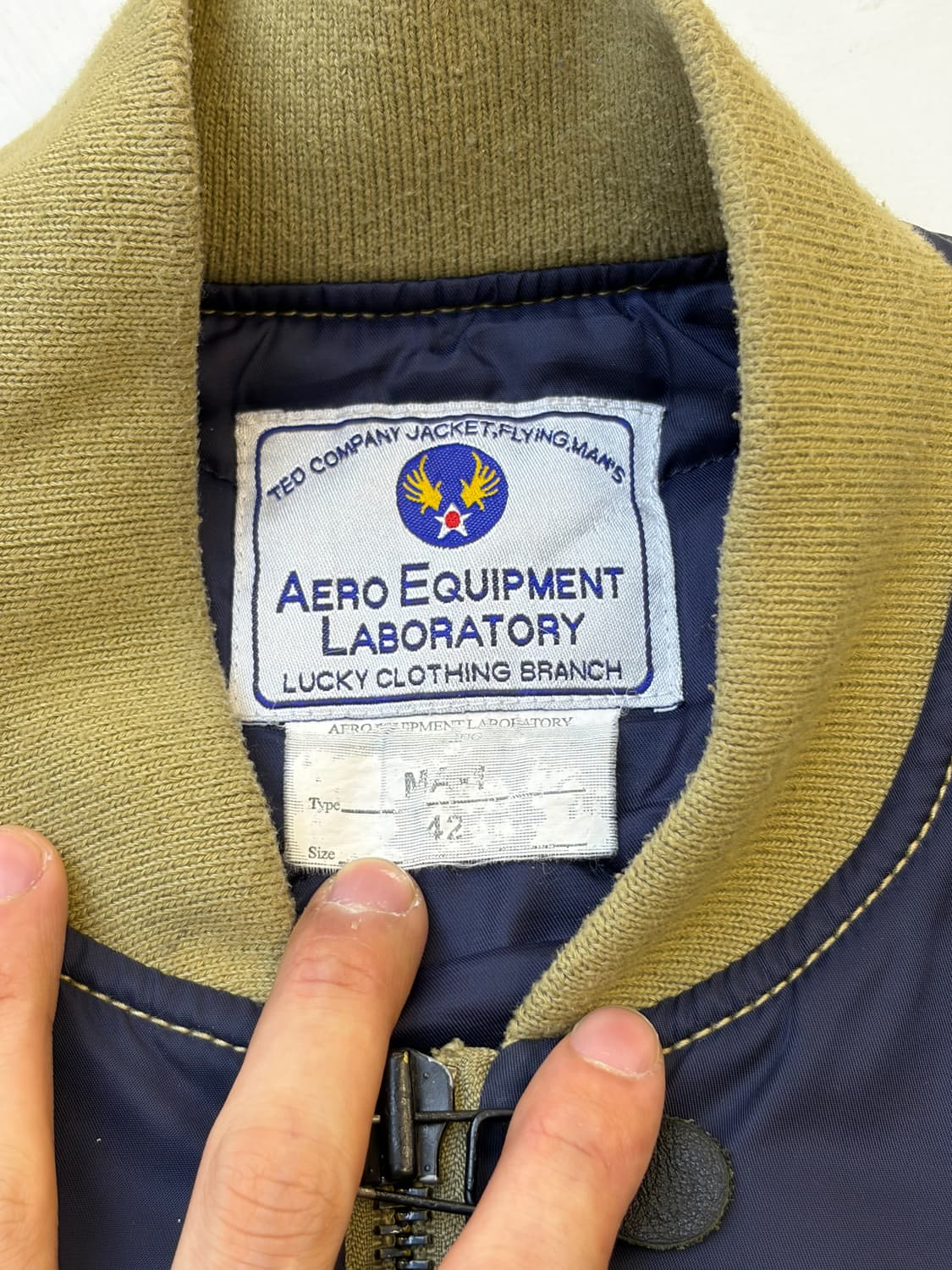 테드 컴퍼니 U.S.A.F 타입 Ma-1 플라이트 자켓 상품이미지5