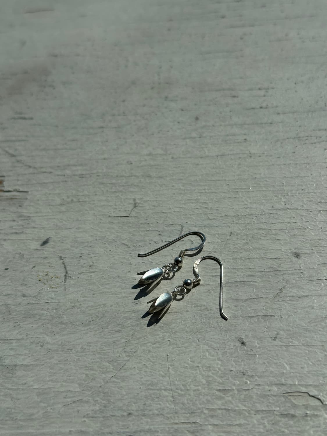 Dainty Tulip Bud Drop 925 Silver Hook Ea 상품이미지4