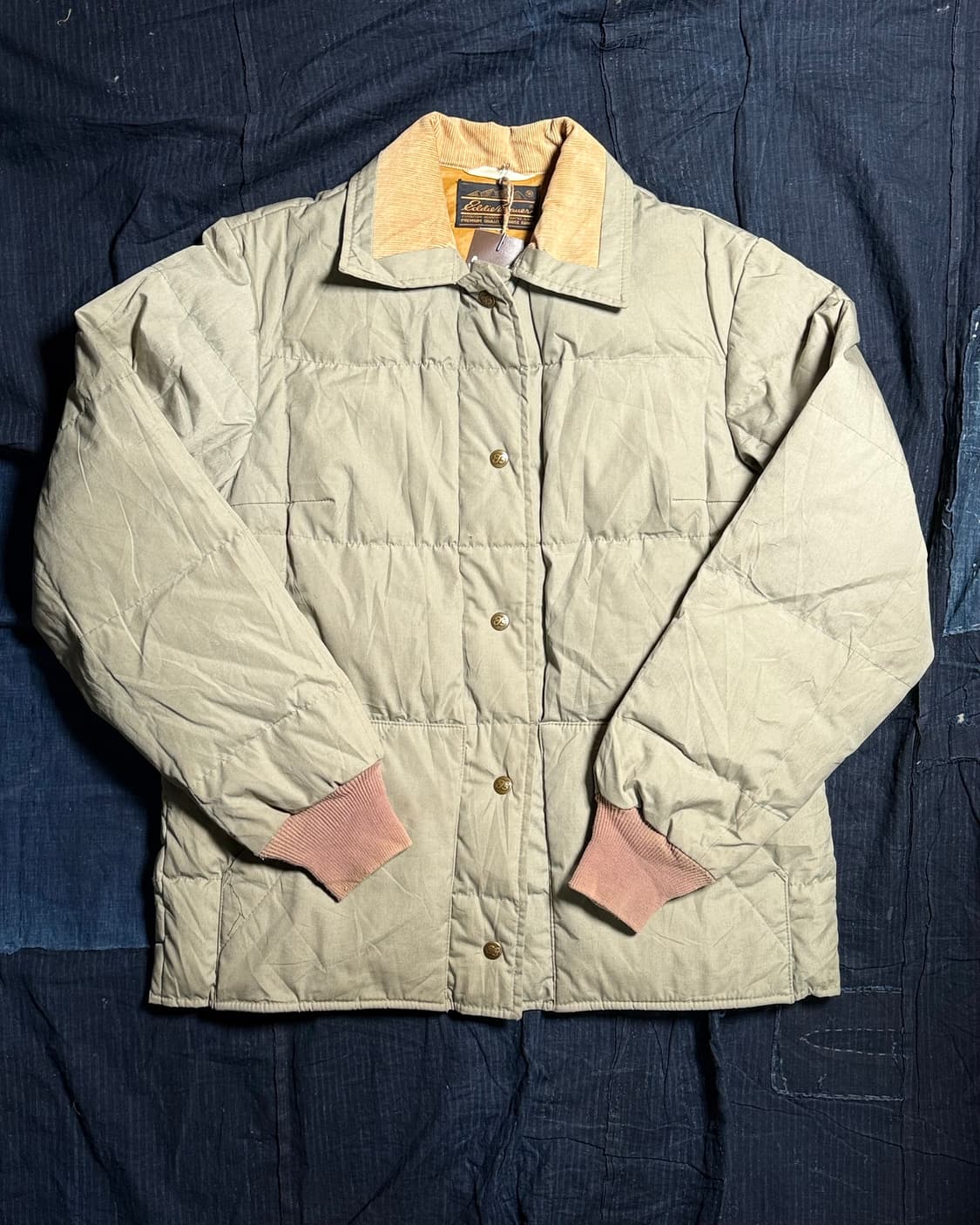 80‘s 에디바우어 구스다운 스냅자켓 L 상품이미지1