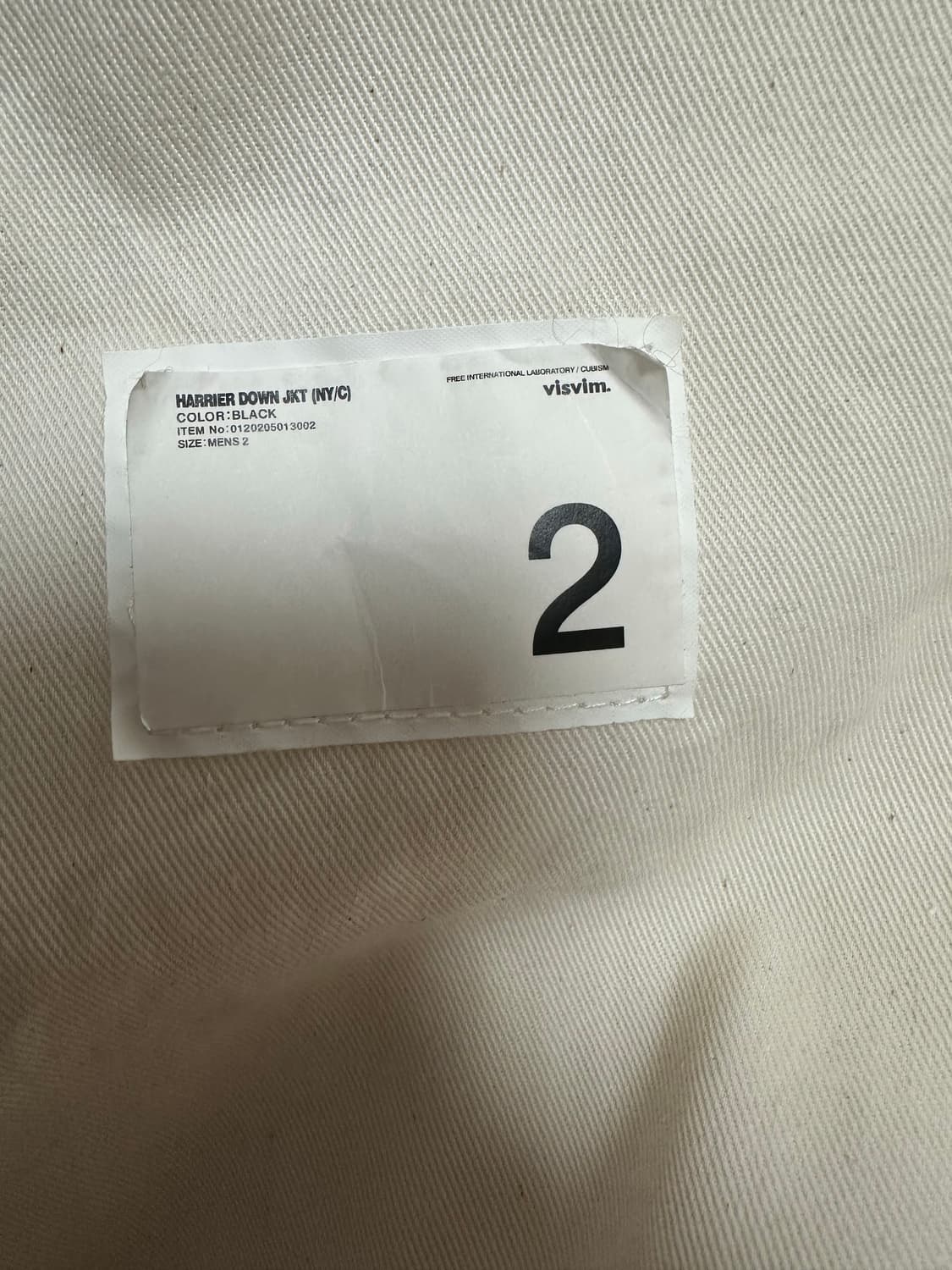 [2]비즈빔20AW Harrier Down 해리어 다운 자켓 블랙 상품이미지6