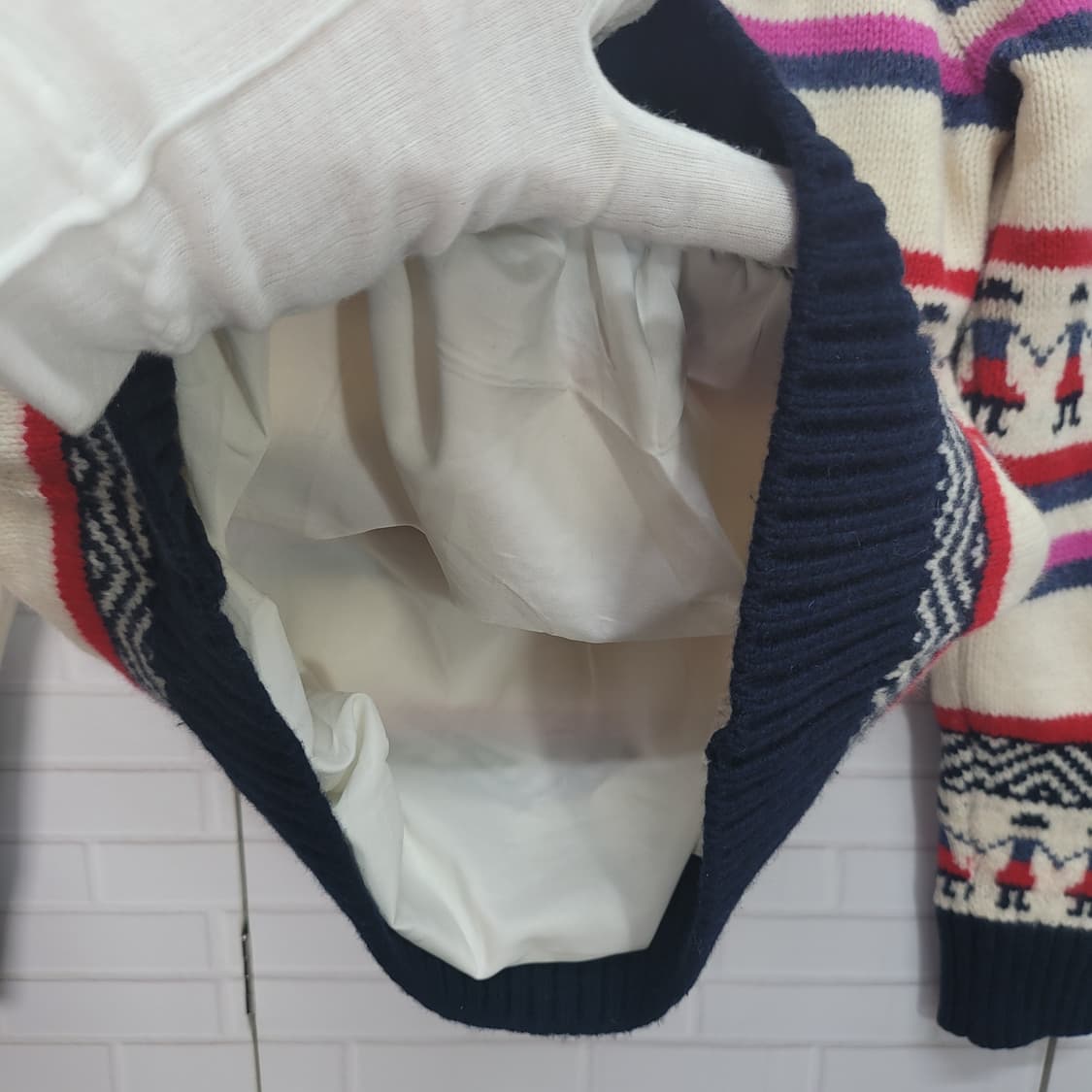 파리게이츠 골프 방풍 니트 스웨터 1사이즈 상품이미지8