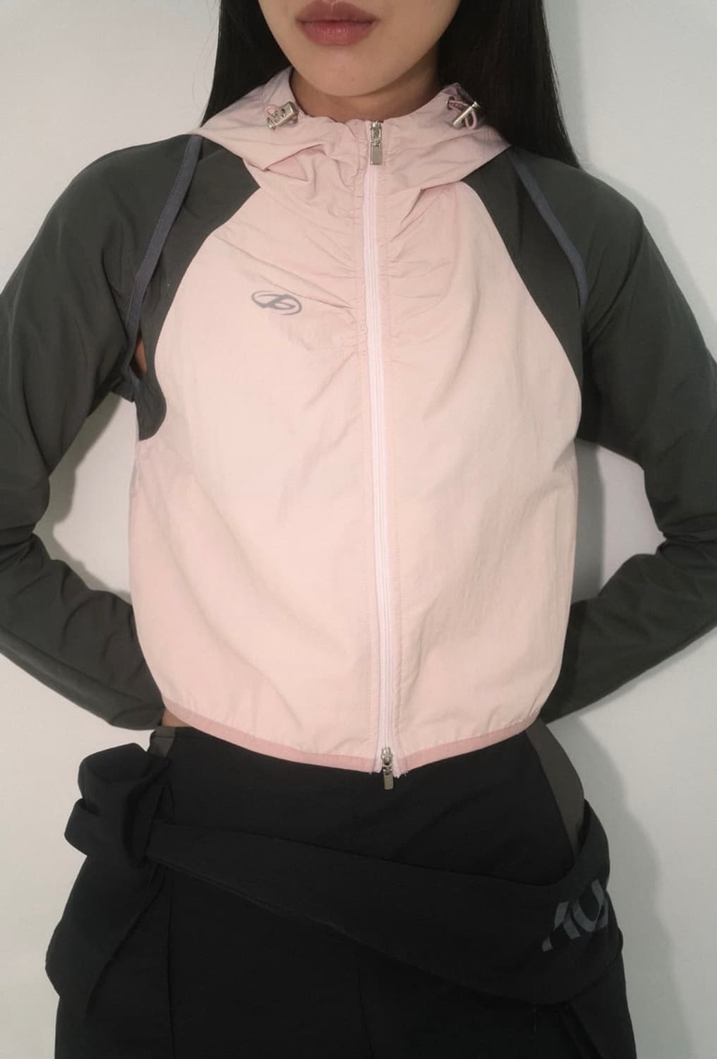 허그유어스킨 hugyourskin 볼레로 윈드쉘 바람막이 (pink) 상품이미지3