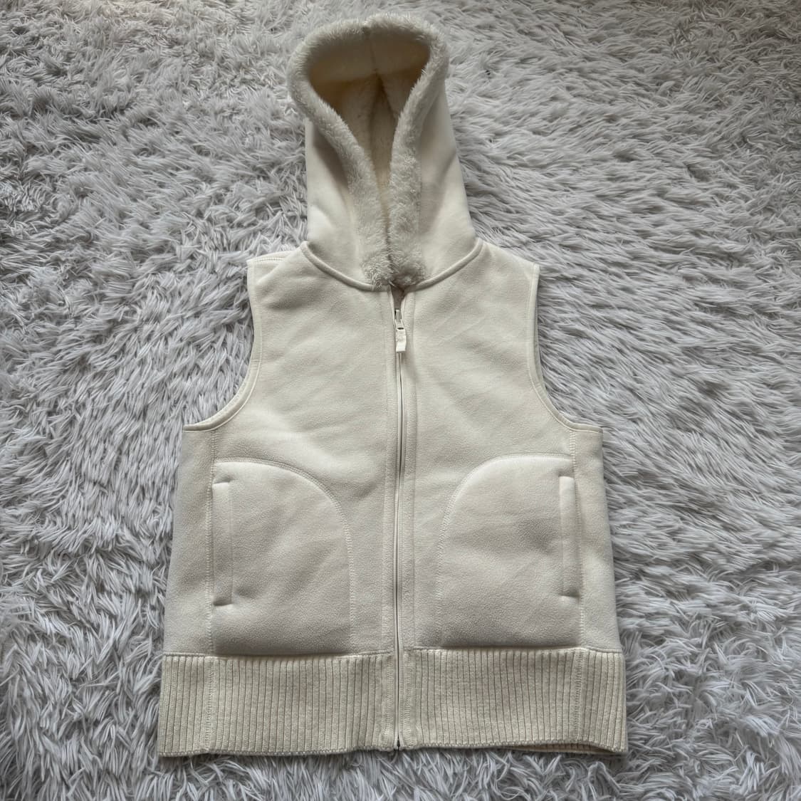 UNIQLO 일본빈티지 나시 후드집업 리버시블 기모 후드집업 M 38 상품이미지4