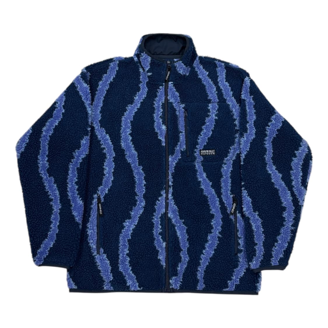 그라미치 쉐르파 패턴 후리스 자켓 M 상품이미지1