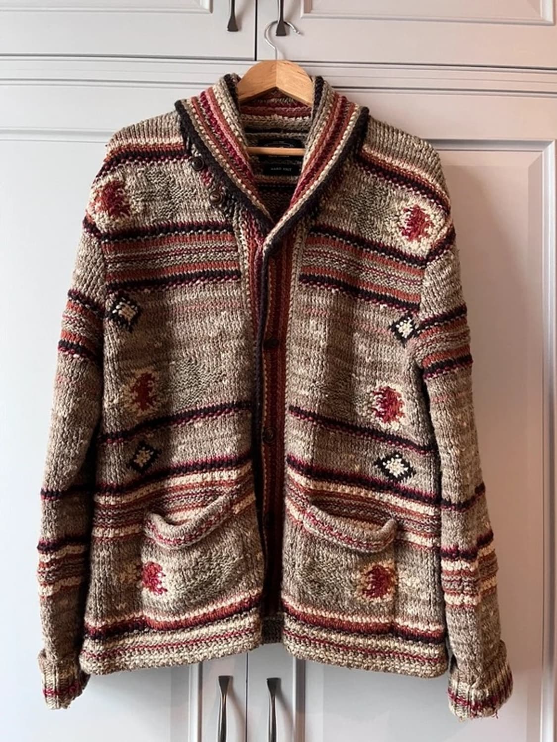 더블알엘 나바호 숄카라 가디건 RRL XL 상품이미지2