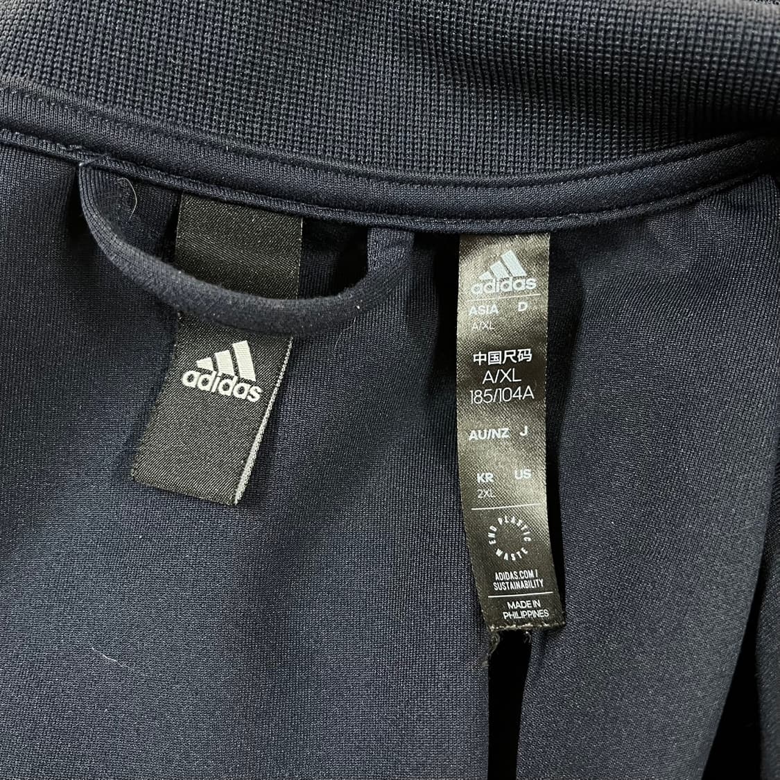 [2XL/110] 아디다스 에센셜 3스트라이프 트랙탑 네이비져지 상품이미지6