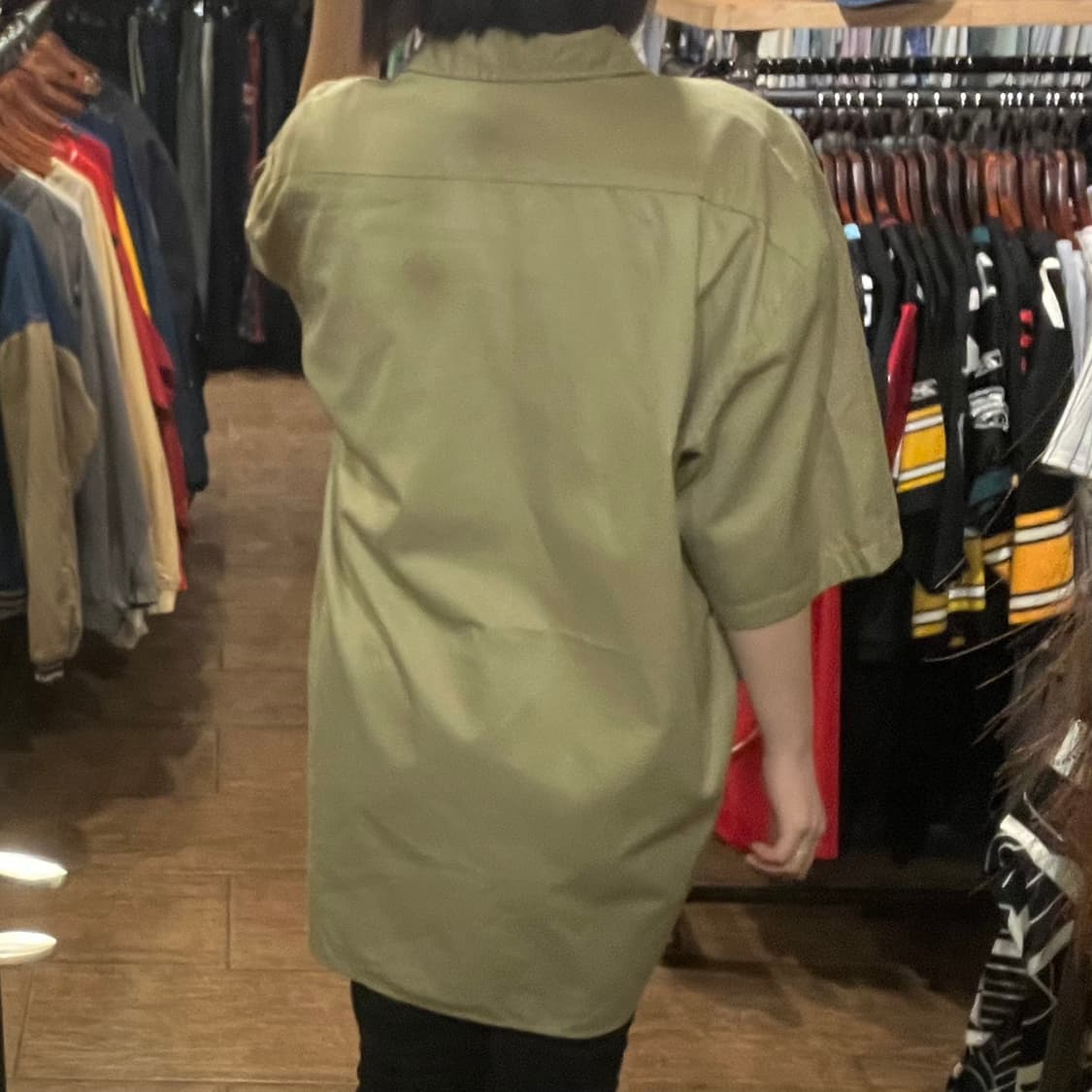 [HI] 디키즈 반팔 셔츠 카키 상품이미지5