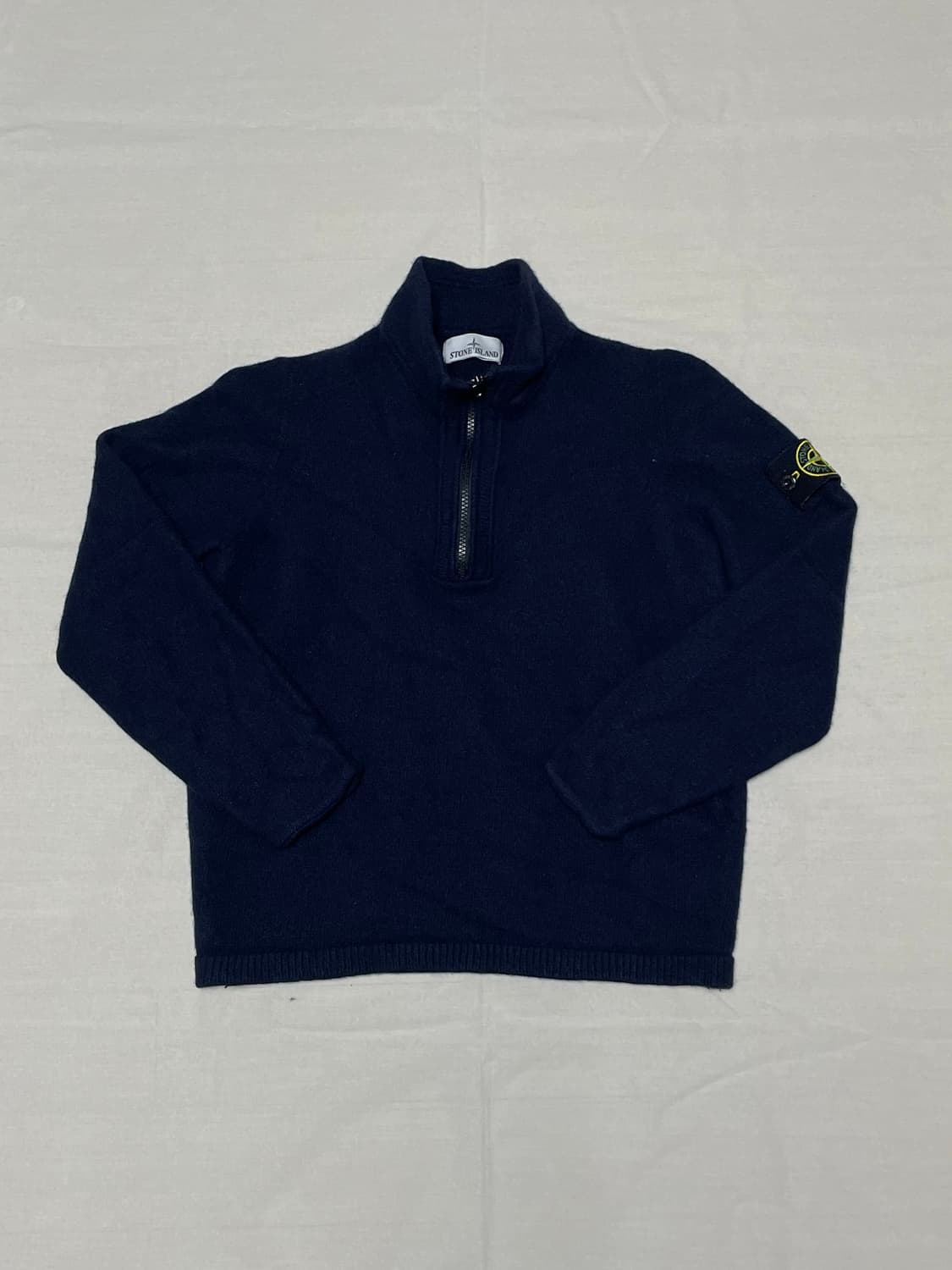 23FW) 스톤아일랜드 반집업 울 니트 [M] 상품이미지1