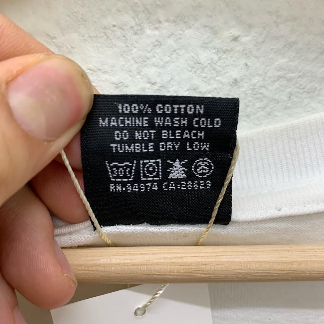 스투시 화이트 로고 인사이드 프린팅 티셔츠  상품이미지6