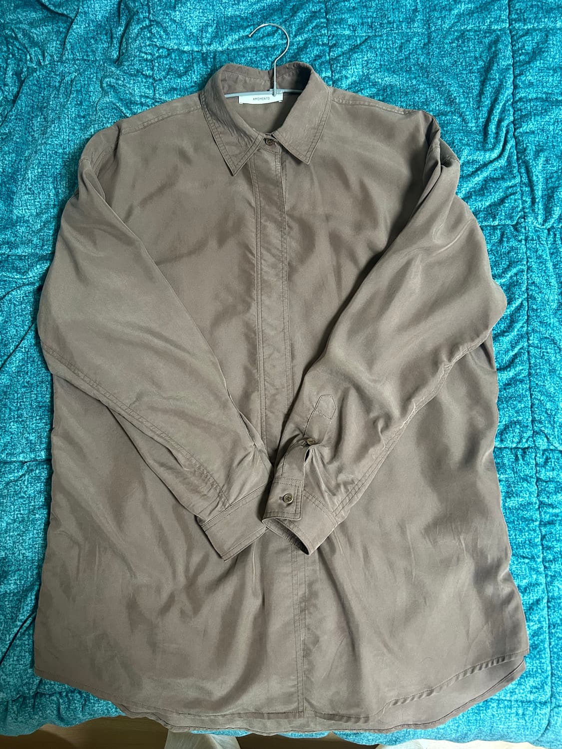 아모멘토 브라운 셔츠 L사이즈 상품이미지1