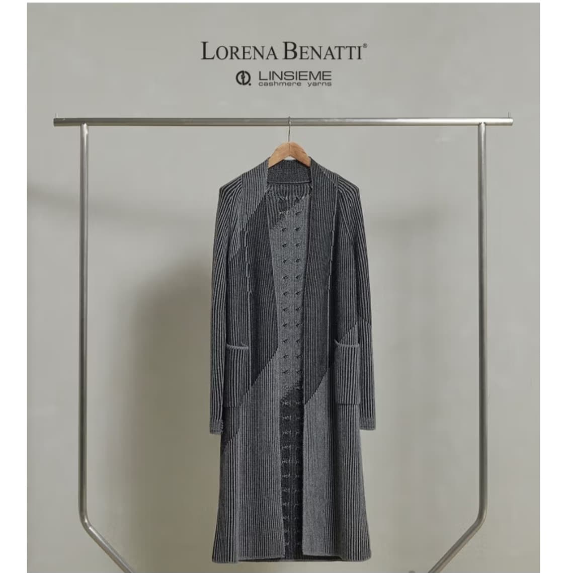 로레나 베나티 캐시미어 혼방 롱가디건 상품이미지1