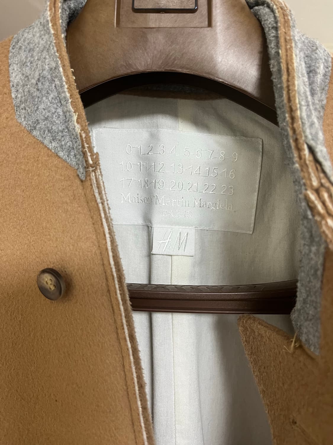 H&M x 마르지엘라 / 코트 / 카멜 / 사이즈 46 상품이미지8