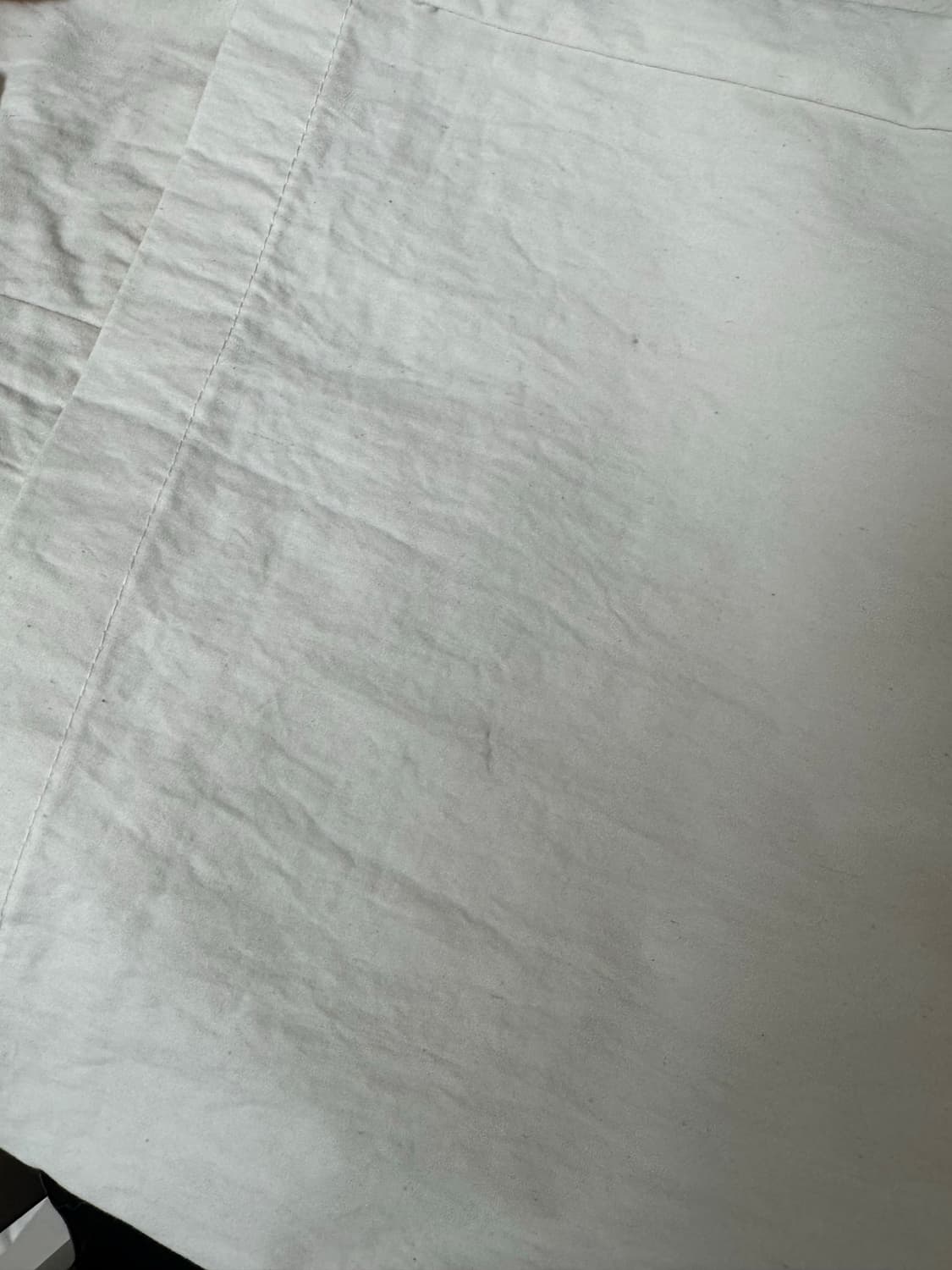 바이무드 레이어드 코튼 팬츠 아이보리 상품이미지5