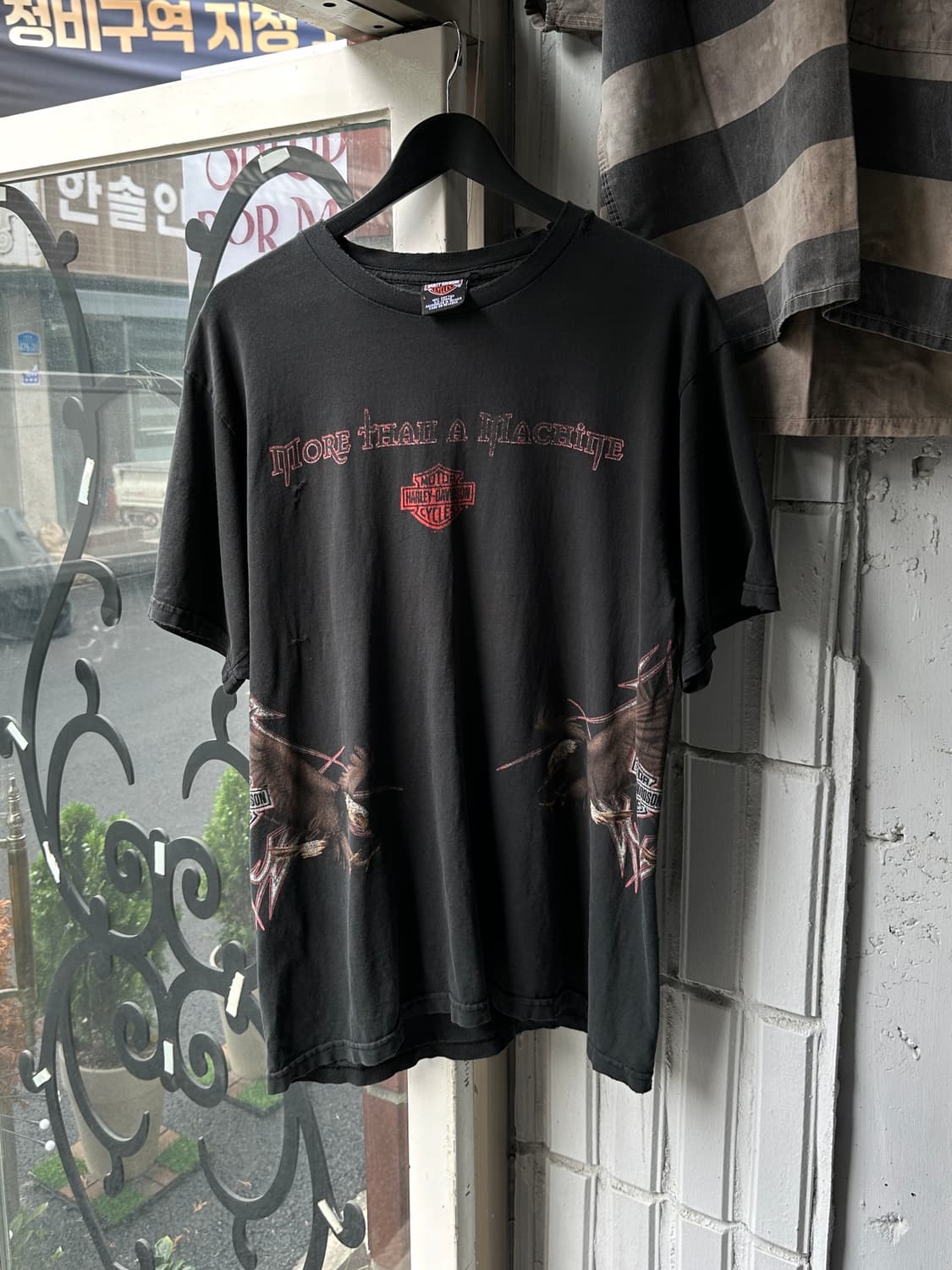 00's USA Made 할리 데이비슨 티셔츠 빈티지 할리티 상품이미지1