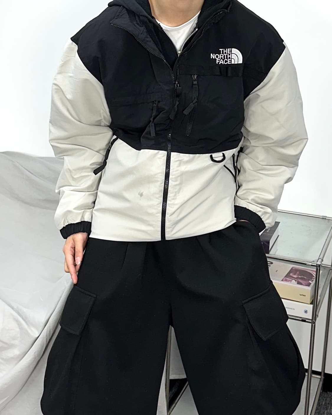 노스페이스 화이트 데날리 윈드 자켓 XL 상품이미지2