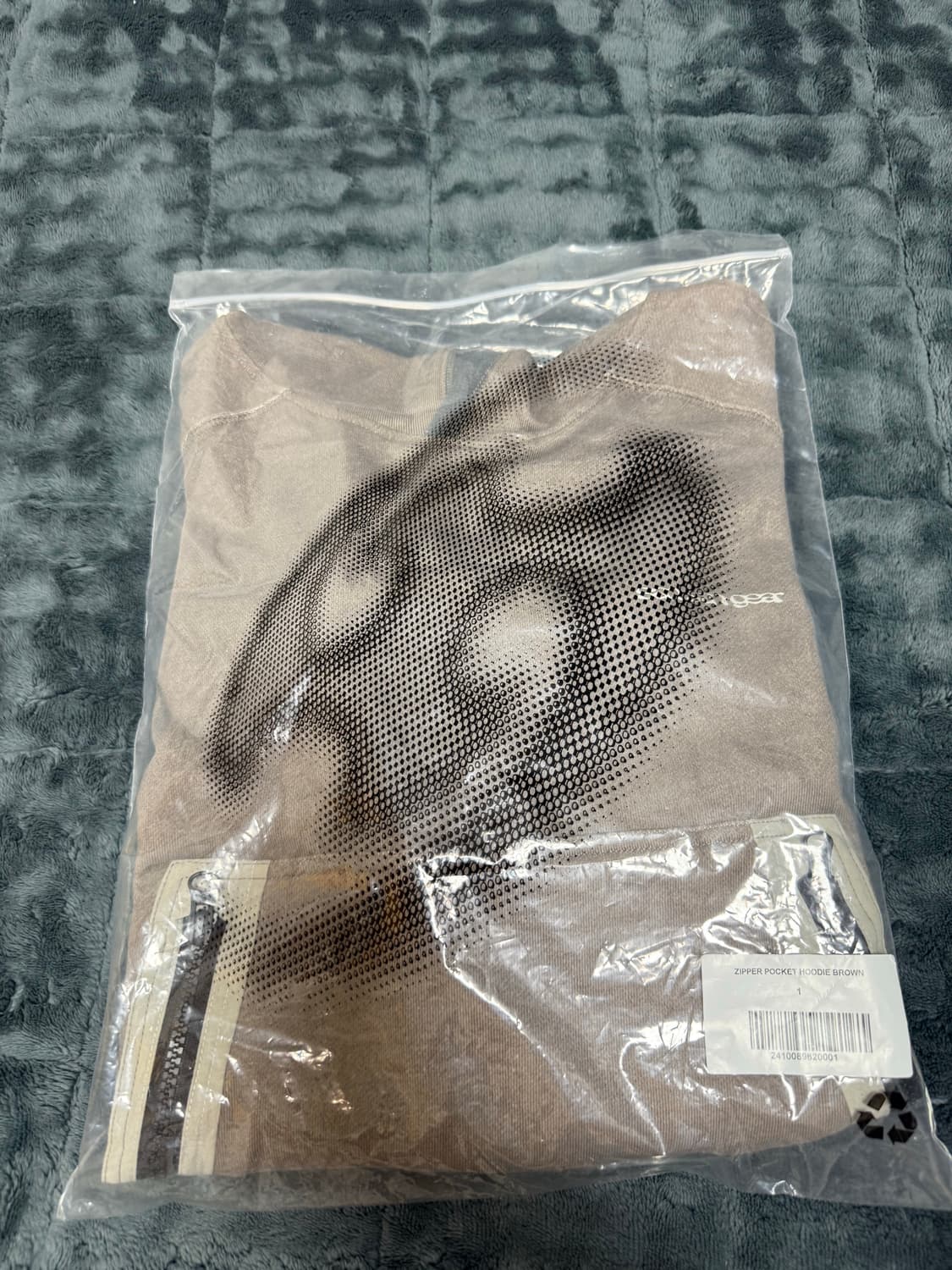 산산기어 지퍼 포켓 후디 브라운 1사이즈  상품이미지4