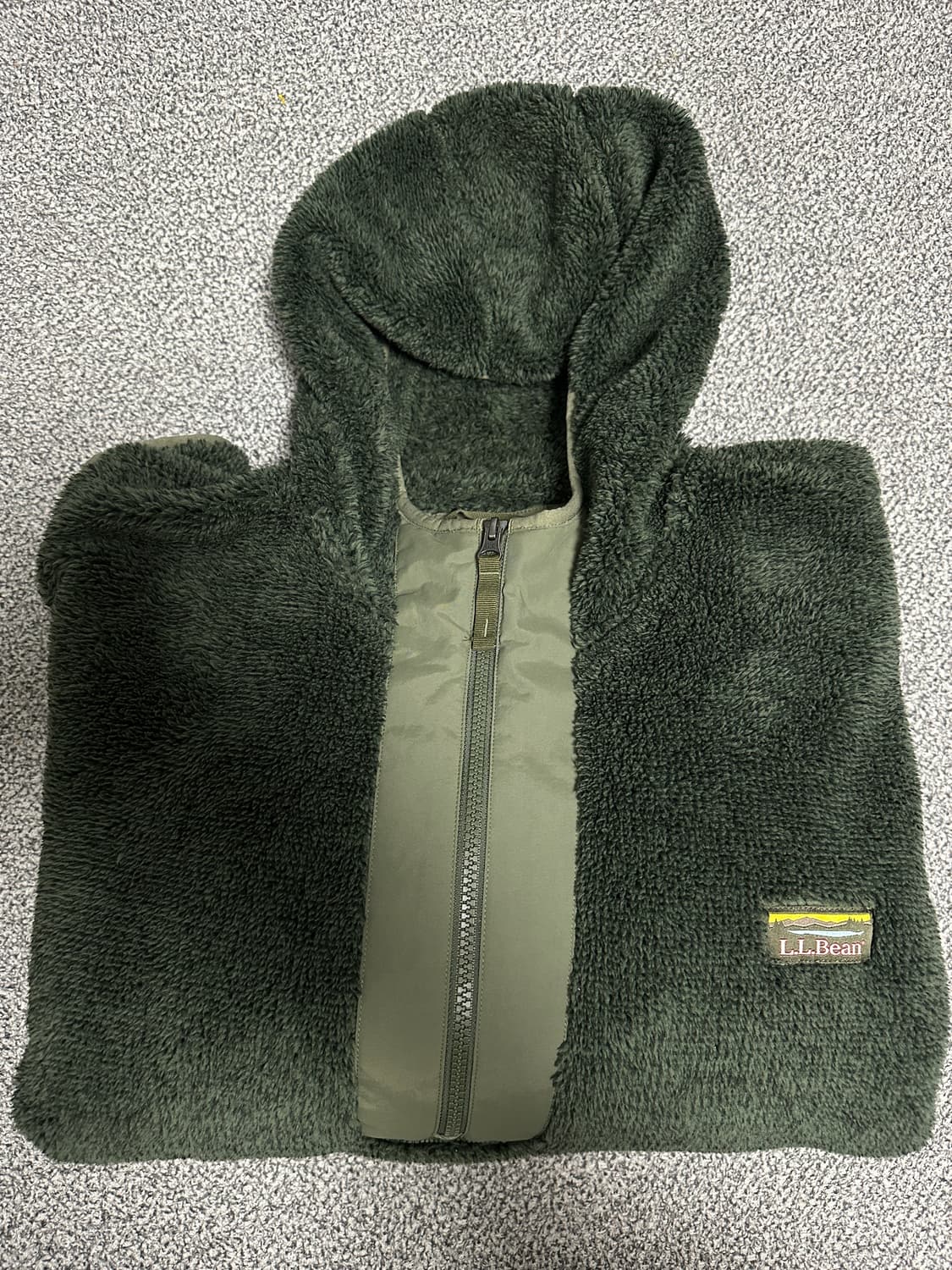 빈티지 엘엘빈 하이파일 플리스 후디 후리스 xl 상품이미지5