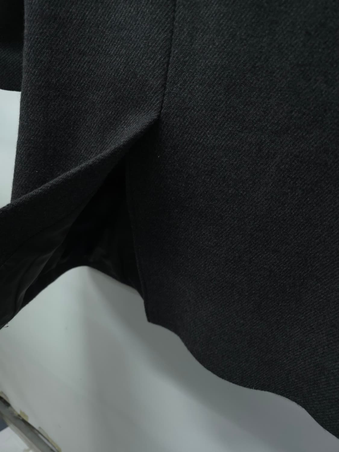 톰보이 여성 울100% 다크그레이 더블 버튼 코트(66) 상품이미지8