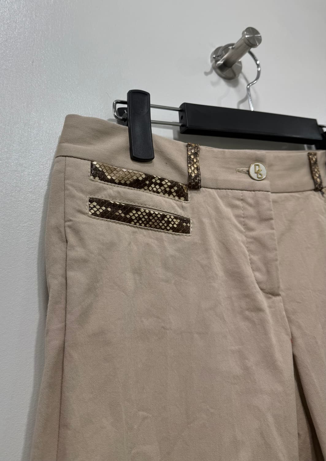 돌체앤가바나 리얼 파이썬 가죽 트리밍 쇼츠 38 상품이미지3