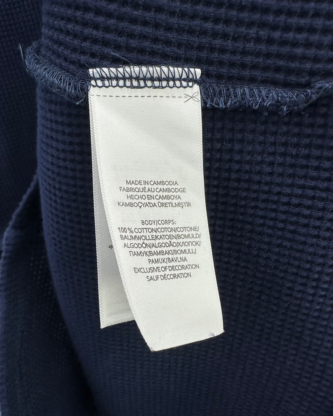 (2XL)폴로 와플 긴팔티-M2395 상품이미지4