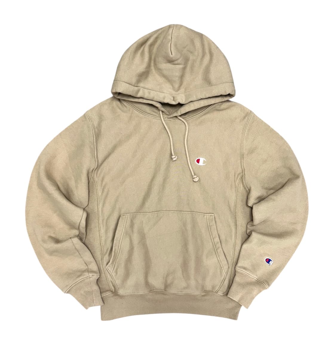 챔피온 베이지 리버스위브 후드티(S) 상품이미지1