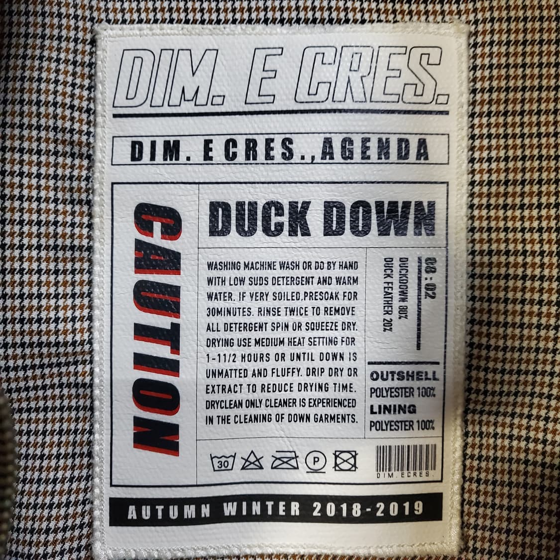 딤에크레스 리버시블 덕다운 숏 패딩  상품이미지6